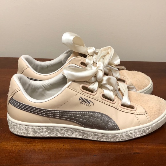 Puma Shoes - Puma Basket Heart Leather Shoes